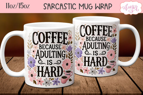 Bundle of 8 Sarcastic quote mug wraps PNG for sublimation Sublimation Amorclipart 