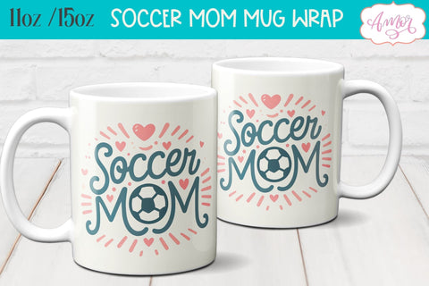 BUNDLE Soccer mom mug wrap PNG for sublimation Sublimation Amorclipart 