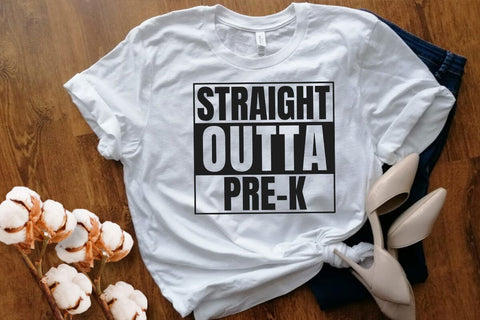 Bundle Straight Outta Pre-K, Preschool, Kindergarten, 1st, 2nd, 3rd Svg, 1st Grade Svg, Third Grade Svg, Preschool Svg, Kindergarten Svg SVG DesignDestine 