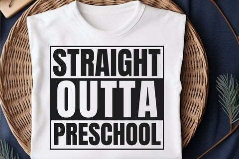 Bundle Straight Outta Pre-K, Preschool, Kindergarten, 1st, 2nd, 3rd Svg, 1st Grade Svg, Third Grade Svg, Preschool Svg, Kindergarten Svg SVG DesignDestine 