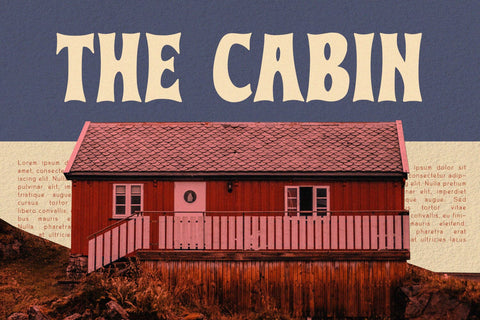 Bungalow - Display Font Font Alpaprana Studio 