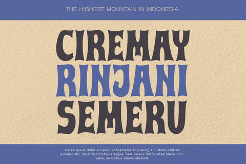 Bungalow - Display Font Font Alpaprana Studio 