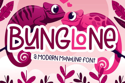 Bunglone Font Studio Natural Ink 