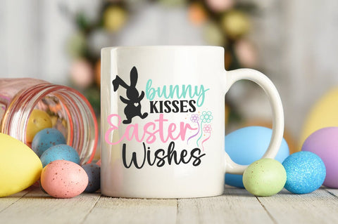 Bunney Kisses Easter Wishes SVG Design SVG Designangry 