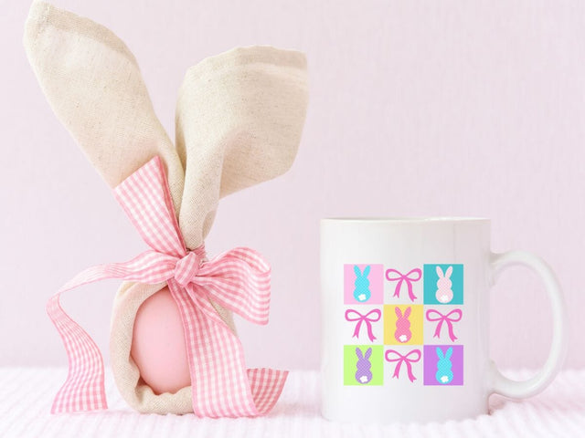 Bunnies and Bows Easter SVG | Girly Design SVG So Fontsy VIP Design Shop 