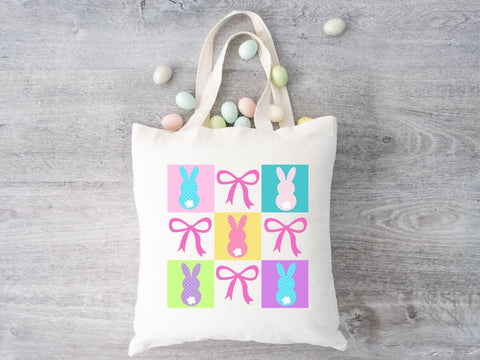 Bunnies and Bows Easter SVG | Girly Design SVG So Fontsy VIP Design Shop 