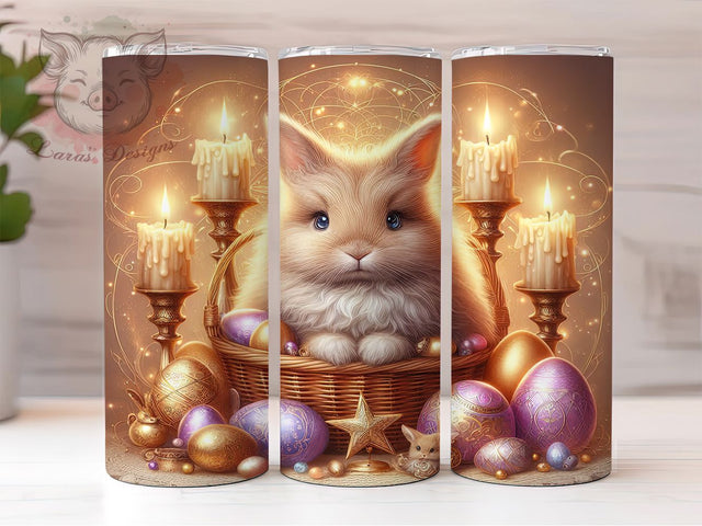 Bunny and Easter Eggs Tumbler, Easter Bunny Tumbler, Cute Easter Wrap, Stylish 20oz Wrap, Sublimation Design, Trendy Gift Idea, Inspirational Easter Tumbler Sublimation Lara' s Designs 