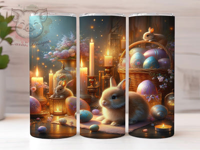 Bunny and Easter Eggs Tumbler, Easter Bunny Tumbler, Cute Easter Wrap, Stylish 20oz Wrap, Sublimation Design, Trendy Gift Idea, Inspirational Easter Tumbler Sublimation Lara' s Designs 