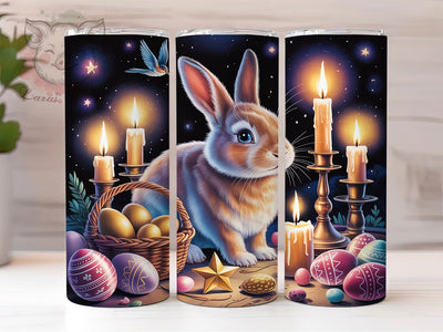 Bunny and Easter Eggs Tumbler, Easter Bunny Tumbler, Cute Easter Wrap, Stylish 20oz Wrap, Sublimation Design, Trendy Gift Idea, Inspirational Easter Tumbler Sublimation Lara' s Designs 