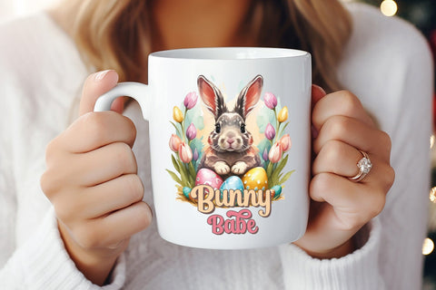 Bunny Babe | Easter Sublimation Design Sublimation CraftLabSVG 