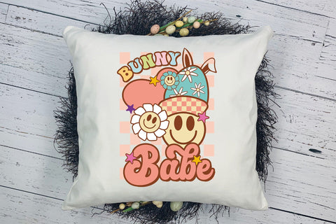 Bunny Babe | Groovy Easter Sublimation Sublimation CraftLabSVG 