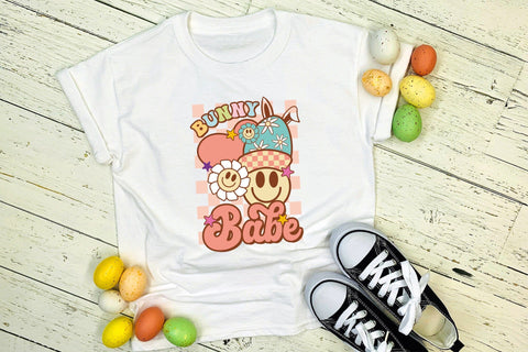 Bunny Babe | Groovy Easter Sublimation Sublimation CraftLabSVG 