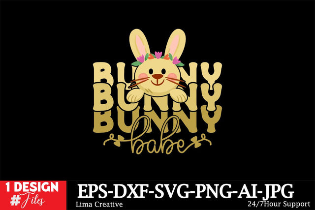 Bunny Babe SVG Cut File SVG Insomnia Std 