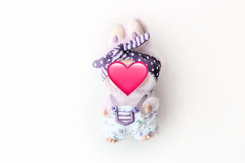 Bunny Bow Headband for Plush Toy ITH Applique Embroidery Embroidery/Applique DESIGNS Risa Rocks It 