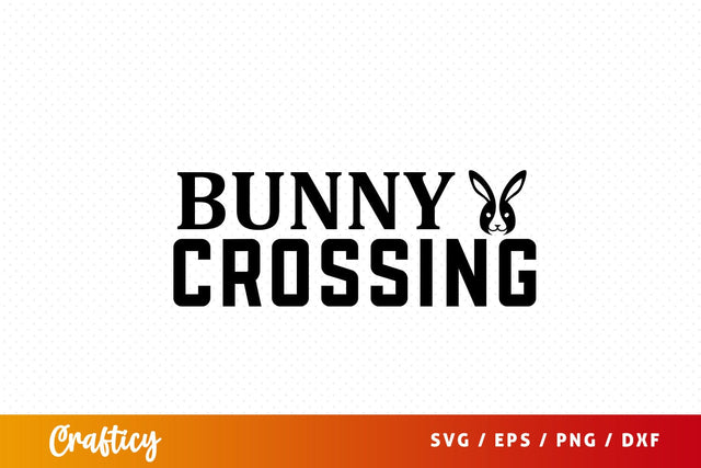 Bunny crossing SVG Design SVG Designangry 