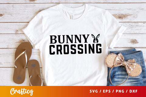 Bunny crossing SVG Design SVG Designangry 