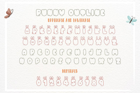 Bunny - Decorative Font Font AnningArts Design 