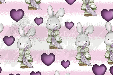 Bunny Digital Papers, Bunny drawing, Nursery, Scrapbooking, Easter, seamless digital paper, cute bunny design, journals, diy cards Digital Pattern Willow Paige Farms 