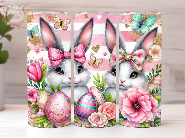 Bunny Ears 20oz Tumbler Png, Easter Bunny png, Sublimation Design, Easter Bunny Tumbler Png, Digital Download PNG Sublimation Lara' s Designs 