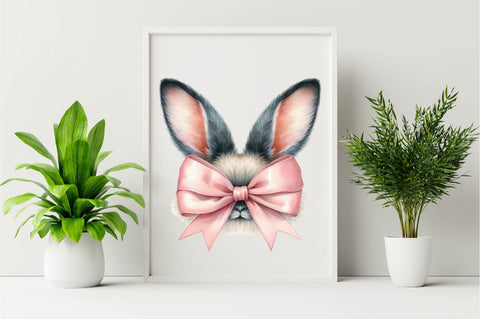 Bunny Ears Bow Sublimation Clipart Sublimation SVGArt 