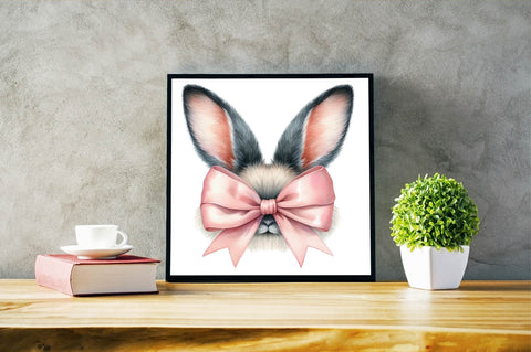 Bunny Ears Bow Sublimation Clipart Sublimation SVGArt 