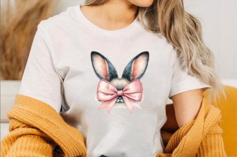 Bunny Ears Bow Sublimation Clipart Sublimation SVGArt 