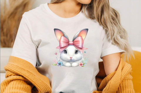 Bunny Ears Bow Sublimation Clipart Sublimation SVGArt 