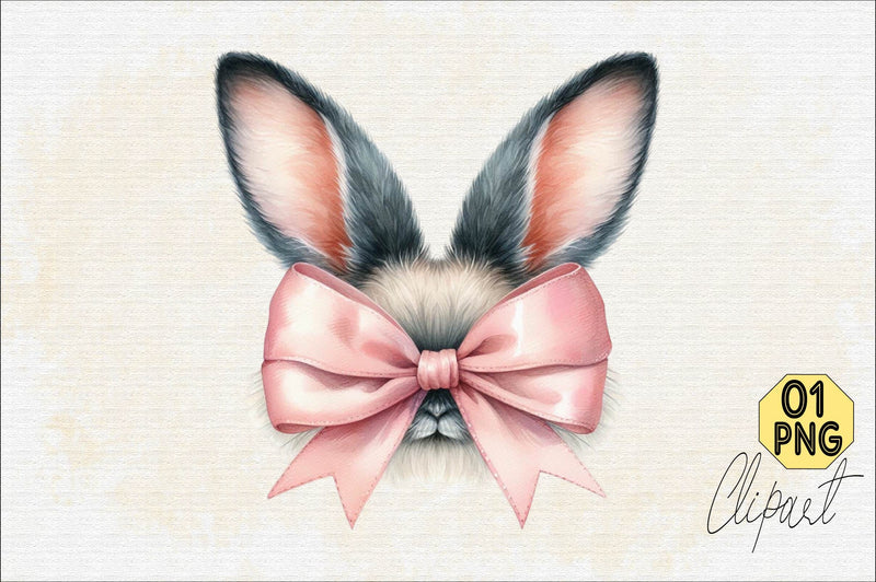 Bunny Ears Bow Sublimation Clipart Sublimation SVGArt 