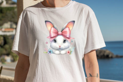 Bunny Ears Bow Sublimation Clipart Sublimation SVGArt 