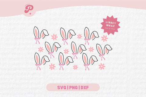 Bunny Ears SVG For Glass Cans SVG Totally Posie 