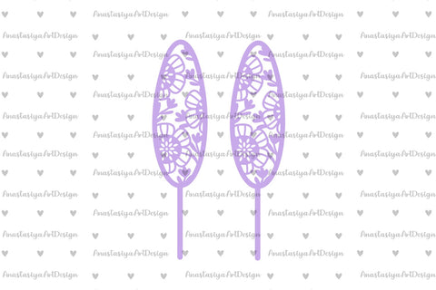 Bunny ears topper svg, Easter decoration laser cut SVG AnastasiyaArtDesign 