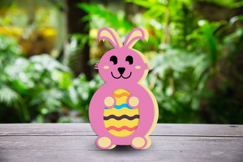 Bunny Easter Egg Holder SVG Design SVG CraftLabSVG 