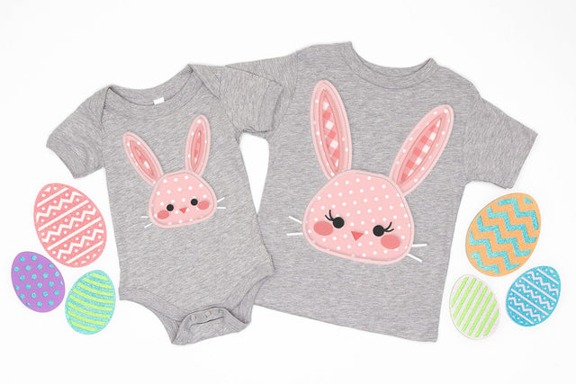 Bunny Face Applique Embroidery Embroidery/Applique DESIGNS Risa Rocks It 