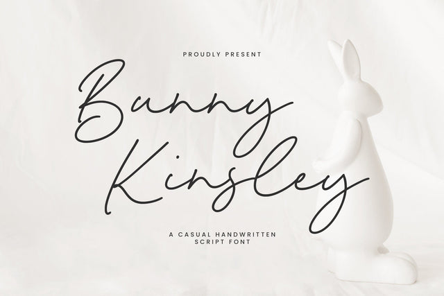 Bunny Kinsley - Casual Handwritten Script Font Font Timur type 