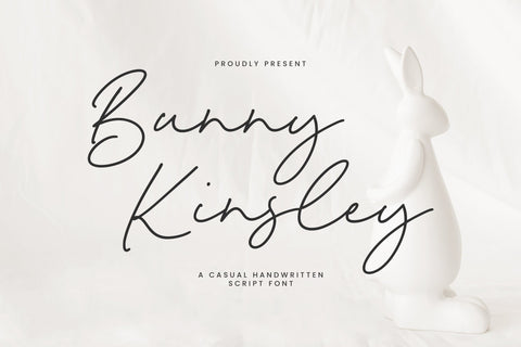 Bunny Kinsley - Casual Handwritten Script Font Font Timur type 
