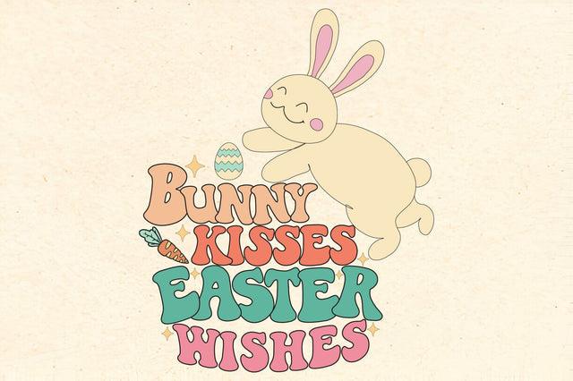 Bunny Kisses And Easter Wishes Sublimation Rupkotha 