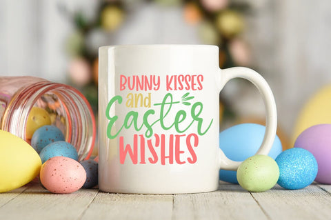 Bunny kisses and Easter wishes SVG Design SVG Designangry 