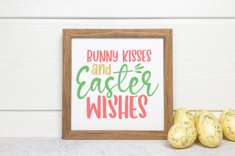 Bunny kisses and Easter wishes SVG Design SVG Designangry 