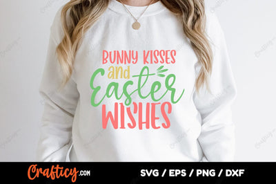 Bunny kisses and Easter wishes SVG Design SVG Designangry 