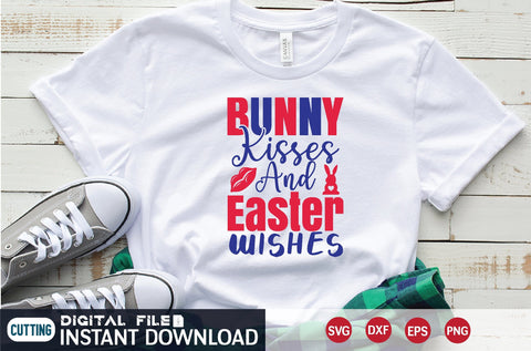 Bunny Kisses And Easter Wishes svg SVG designer krishna 