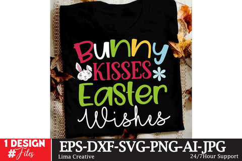 Bunny Kisses Easter Wishes SVG Cut File SVG Insomnia Std 