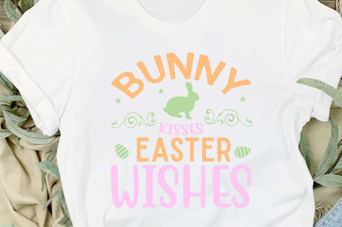 Bunny kisses easter wishes Svg Design SVG Regulrcrative 