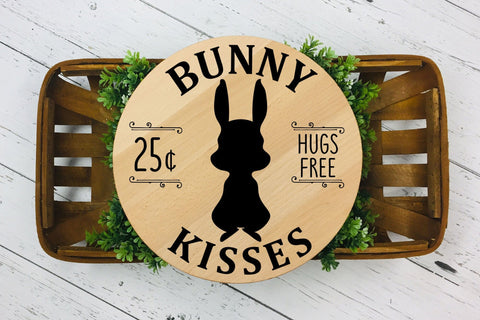 Bunny Kisses - Farmhouse Easter Sign SVG SVG CraftLabSVG 