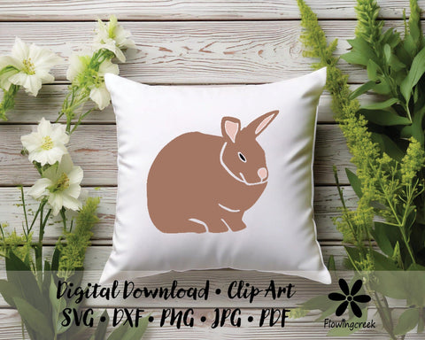 Bunny Rabbit SVG Digital Cut File SVG Flowingcreek 