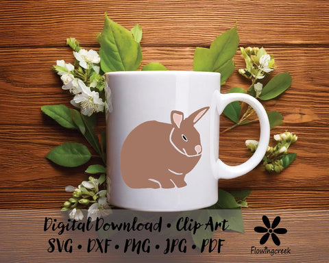 Bunny Rabbit SVG Digital Cut File SVG Flowingcreek 