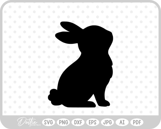 Bunny Rabbit SVG DottieDigitals 