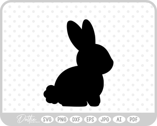 Bunny Rabbit SVG DottieDigitals 