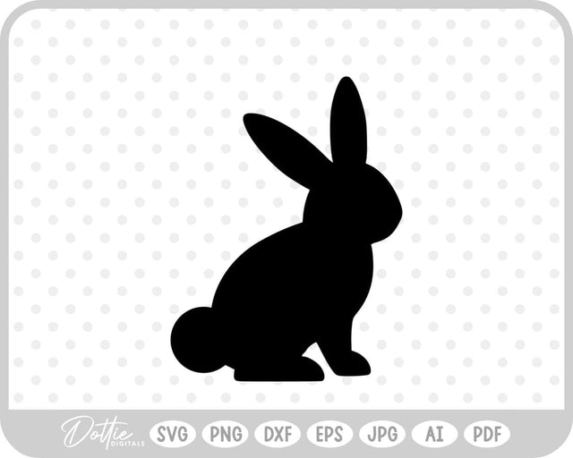 Bunny Rabbit SVG DottieDigitals 