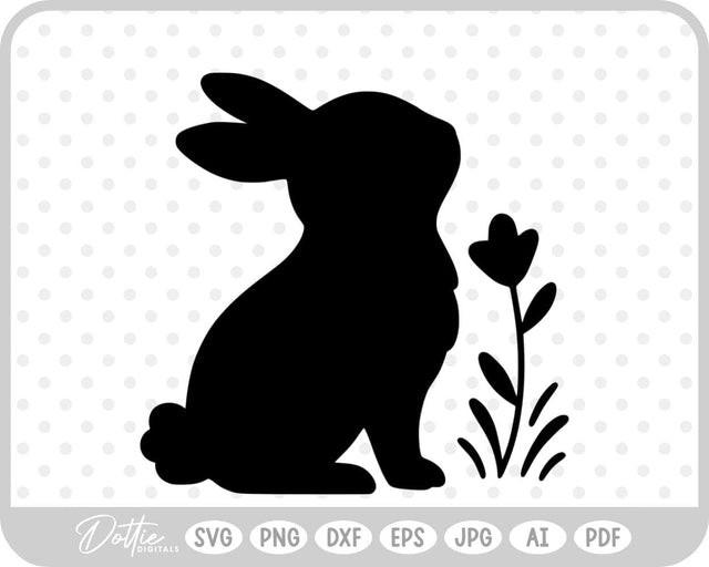 Bunny Rabbit SVG DottieDigitals 