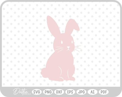 Bunny Rabbit SVG DottieDigitals 